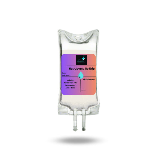 Get-Up-and-Go IV Drip - 500mL | Fat Burning & Energy Boost | Restoration Health & Wellness